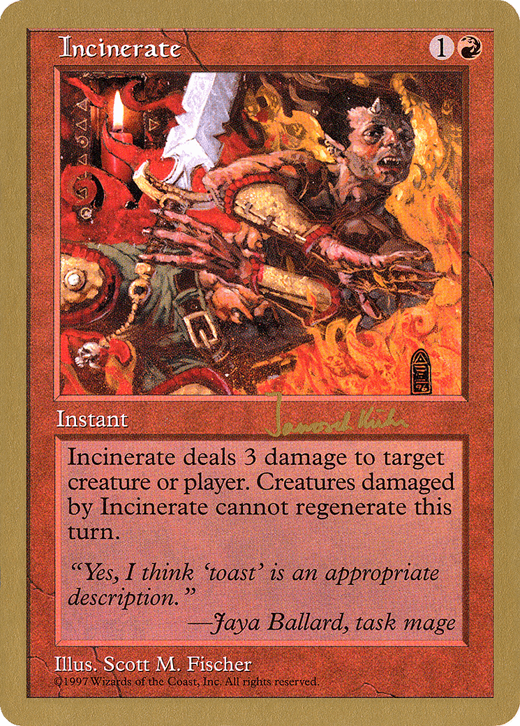 Incinerate
