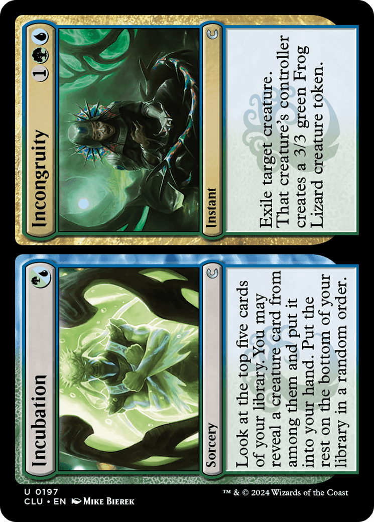Incubation // Incongruity