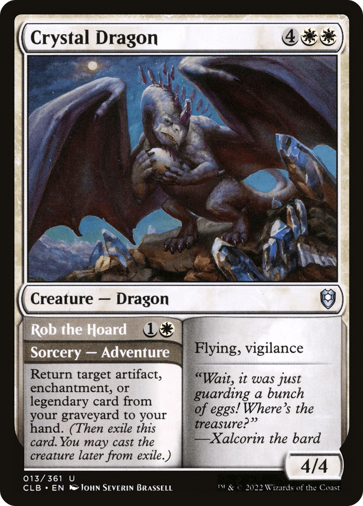 Crystal Dragon // Rob the Hoard