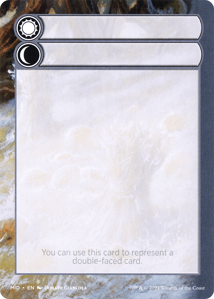 Double-Faced Substitute Card