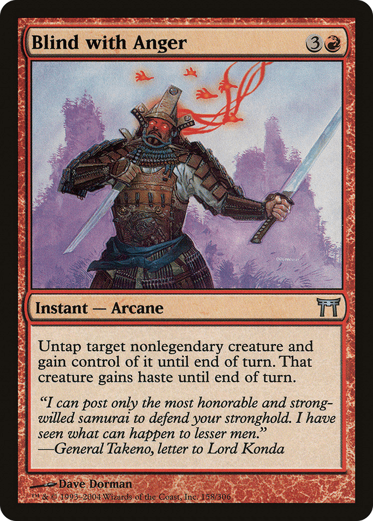 Blind with Anger