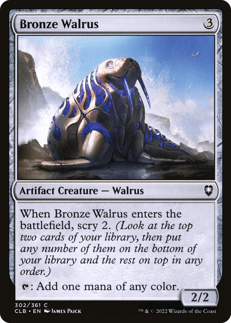 Bronze Walrus