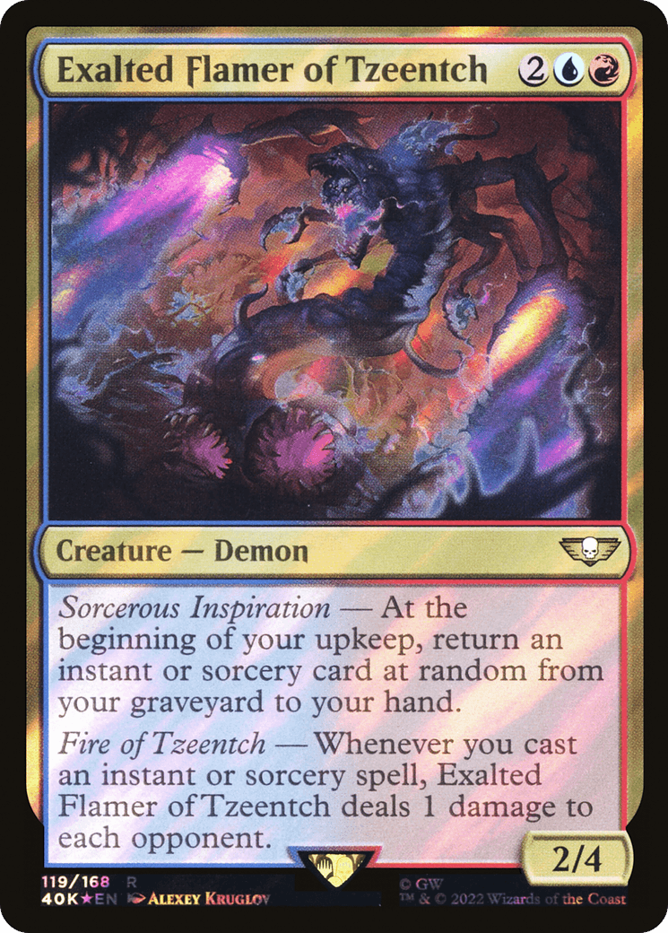 Exalted Flamer of Tzeentch