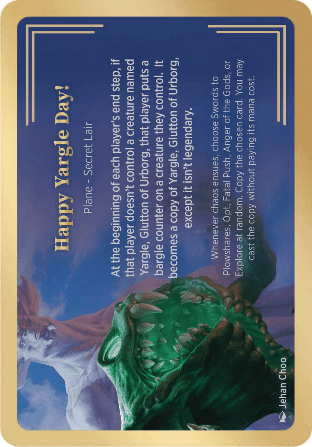 Happy Yargle Day!