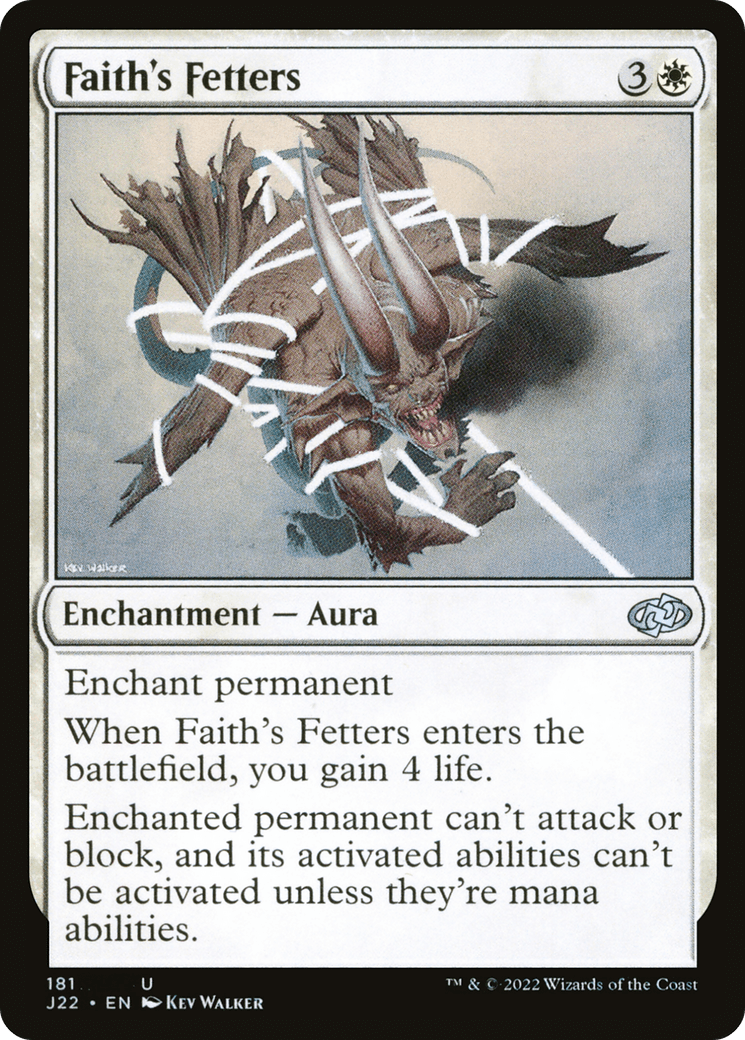 Faith's Fetters
