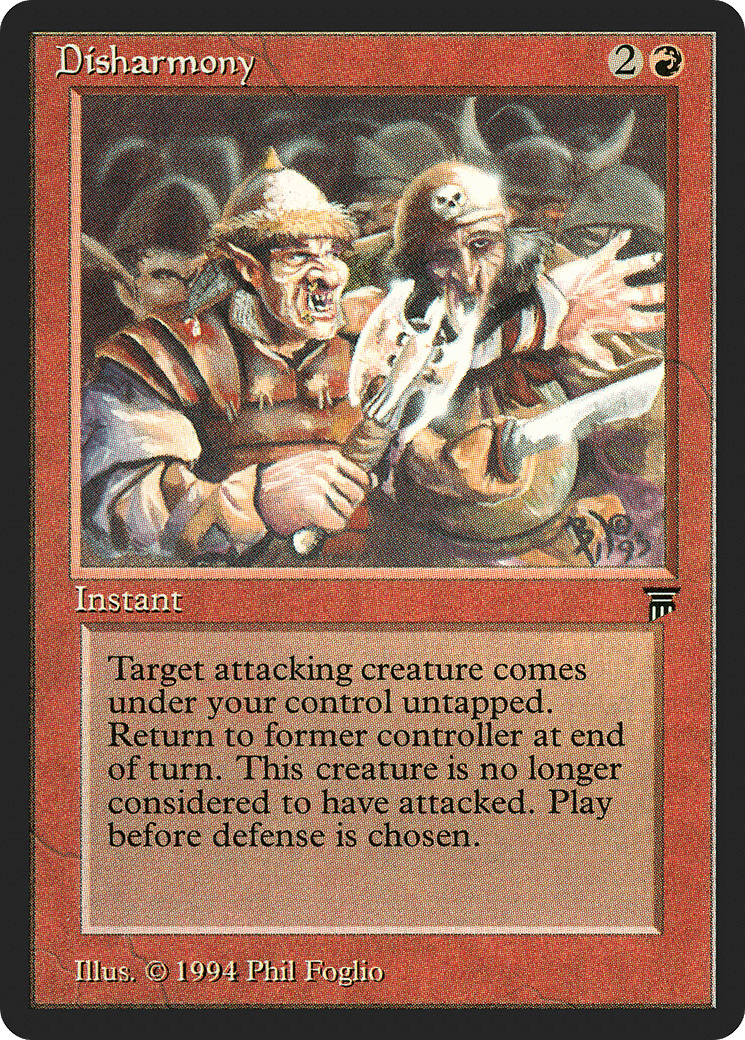 Disharmony