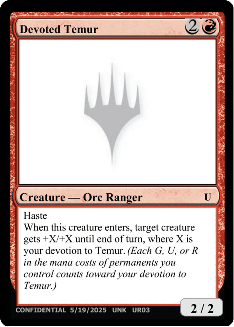 Devoted Temur