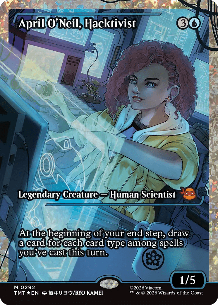 April O'Neil, Hacktivist