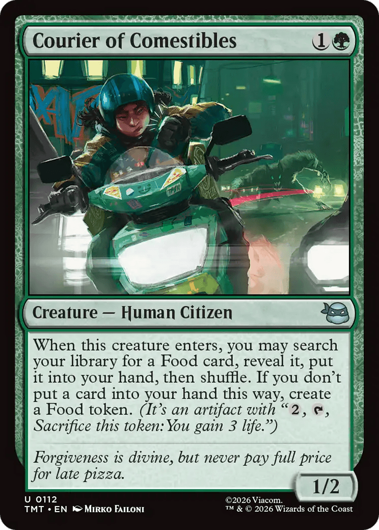 Courier of Comestibles
