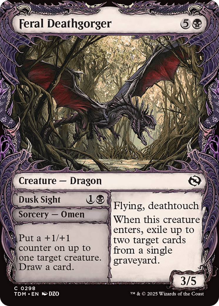 Feral Deathgorger // Dusk Sight