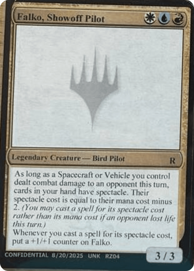 Falko, Showoff Pilot