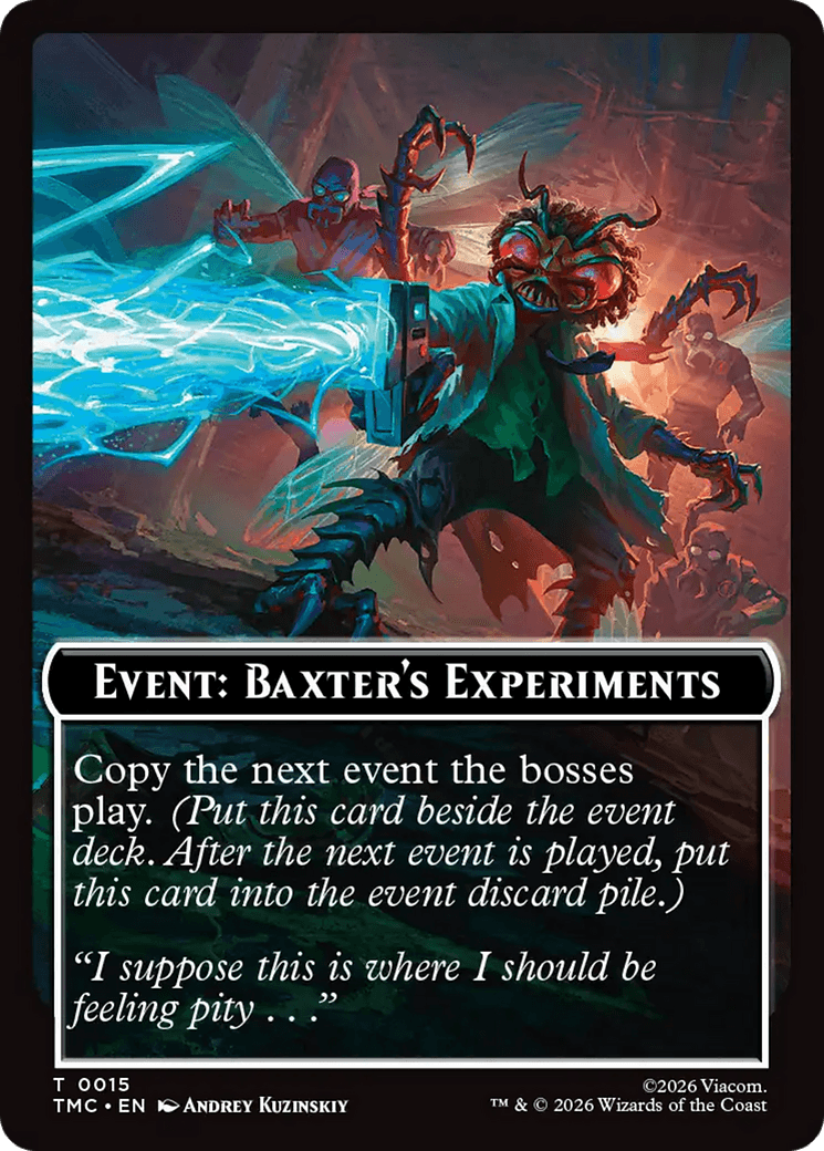 Event: Baxter's Experiments