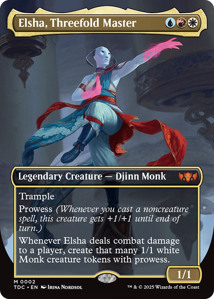 Elsha, Threefold Master