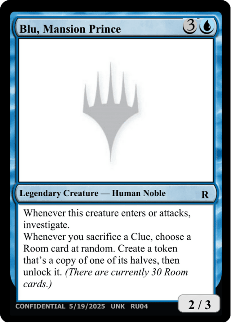 Blu, Mansion Prince