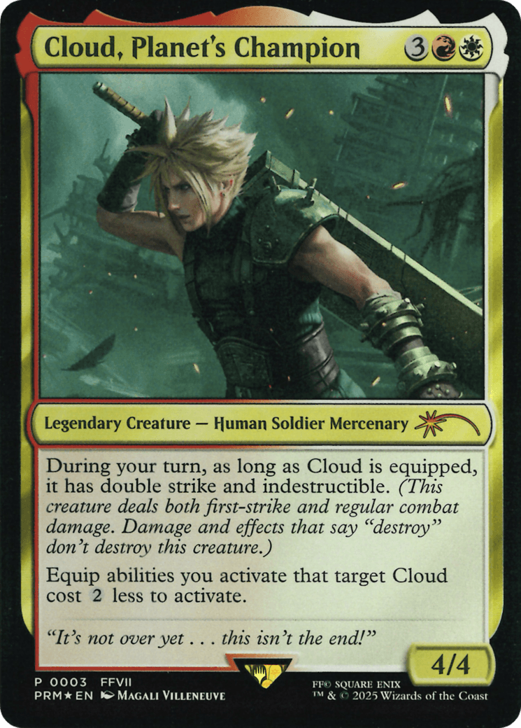 Cloud, Planet's Champion