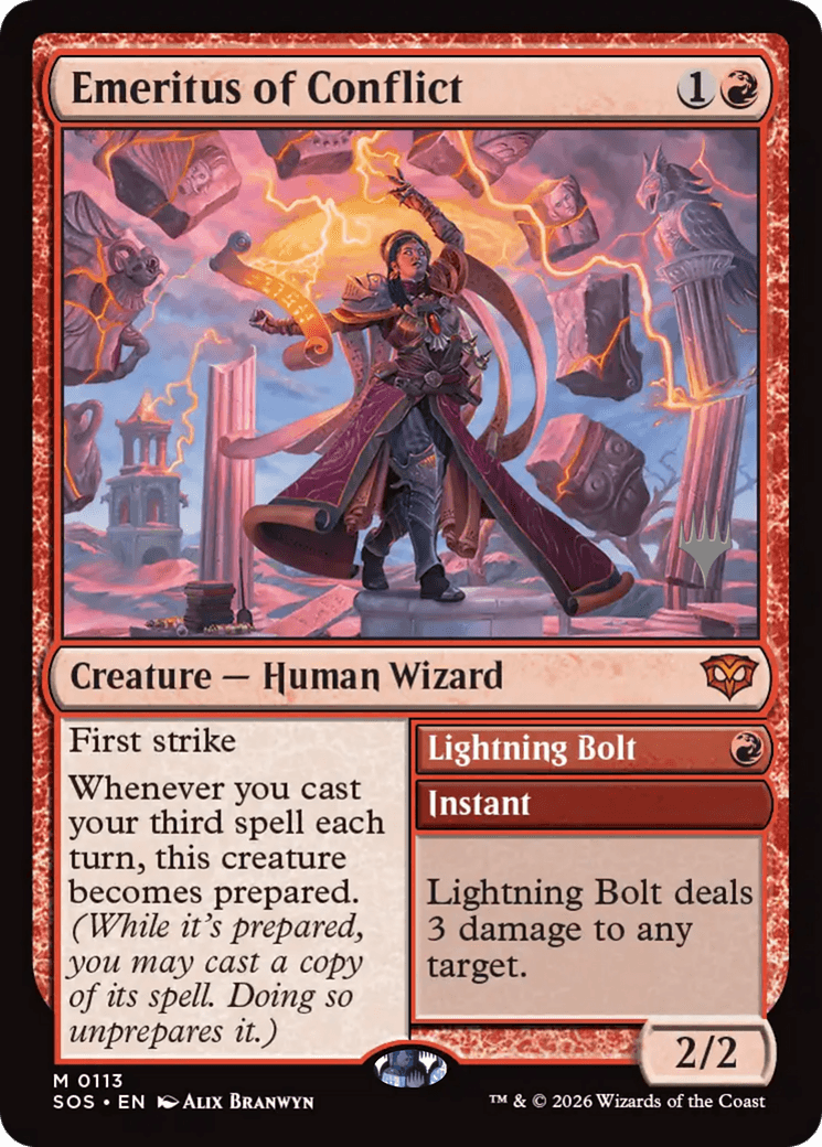 Emeritus of Conflict // Lightning Bolt
