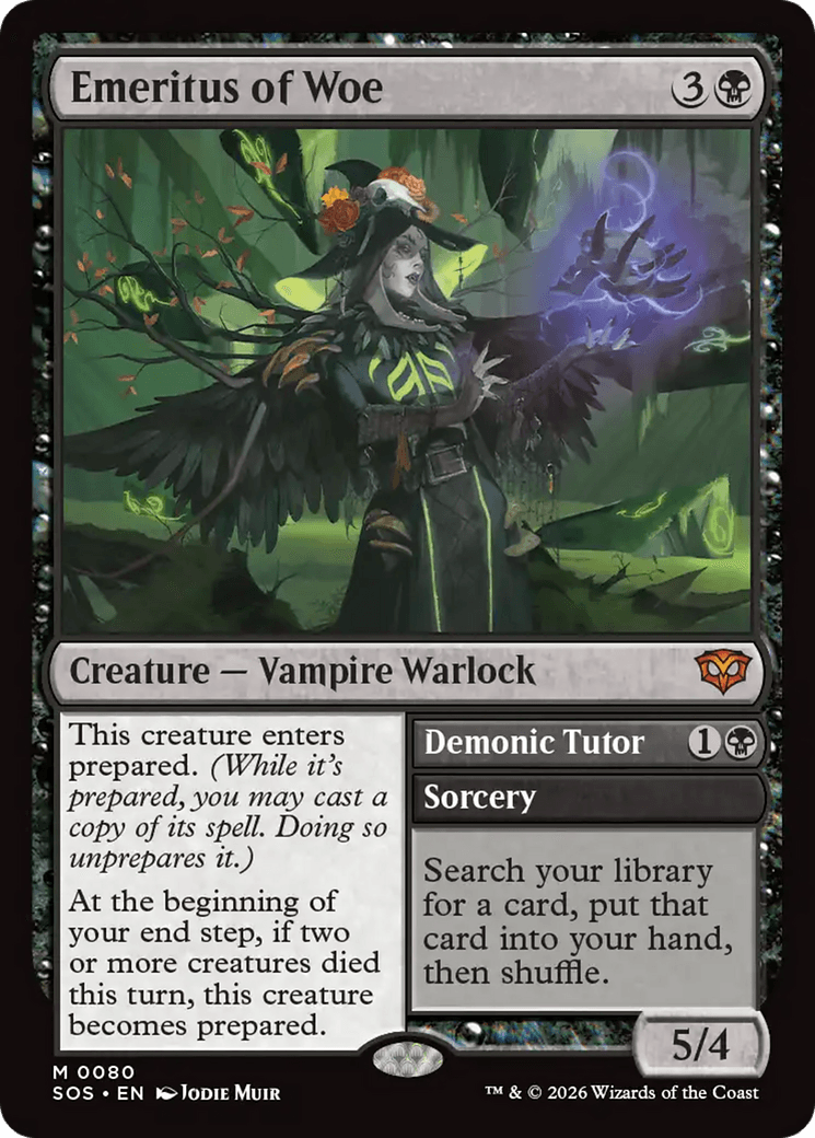 Emeritus of Woe // Demonic Tutor