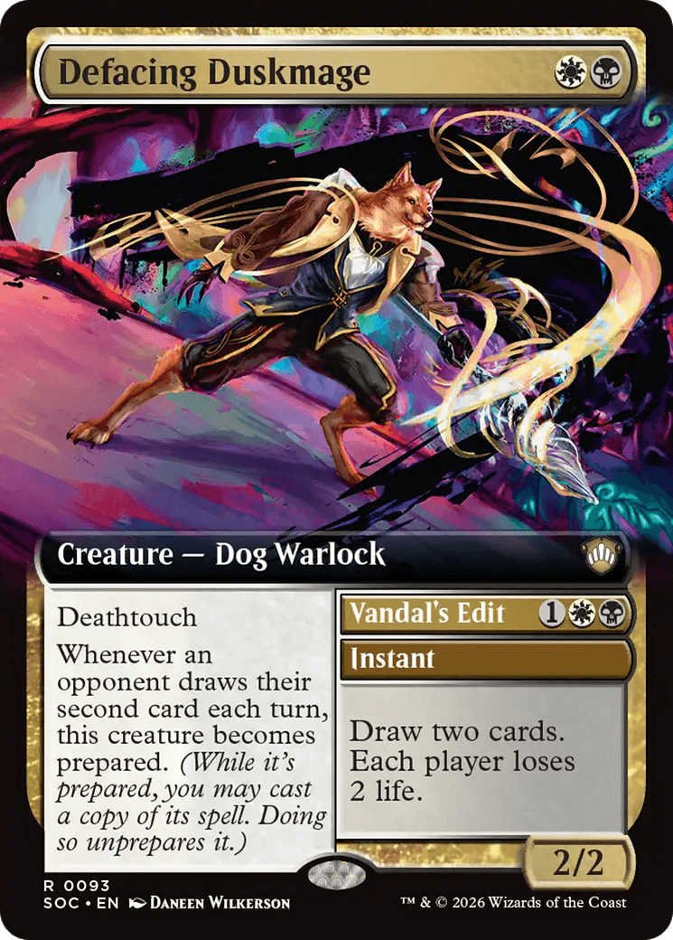 Defacing Duskmage // Vandal's Edit