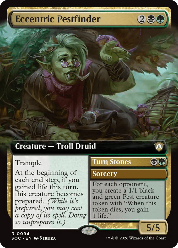 Eccentric Pestfinder // Turn Stones