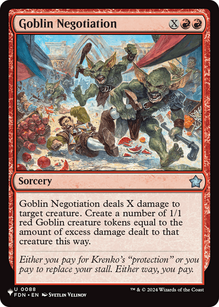 Goblin Negotiation