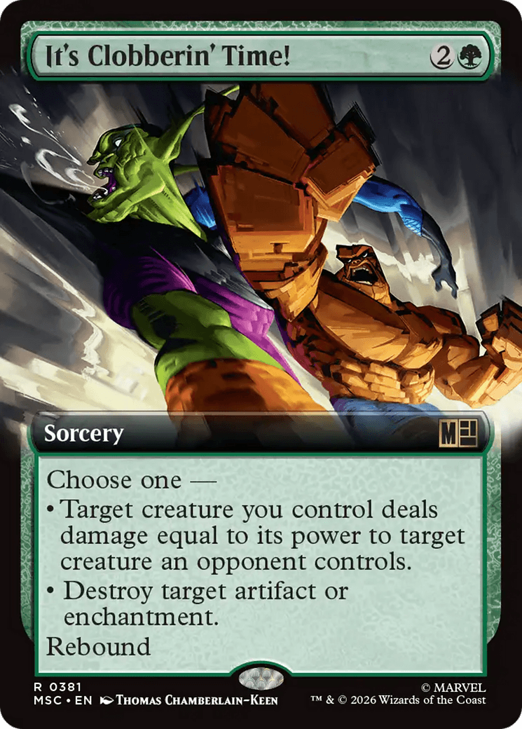 It's Clobberin' Time!