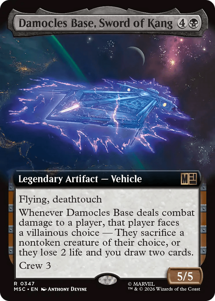 Damocles Base, Sword of Kang