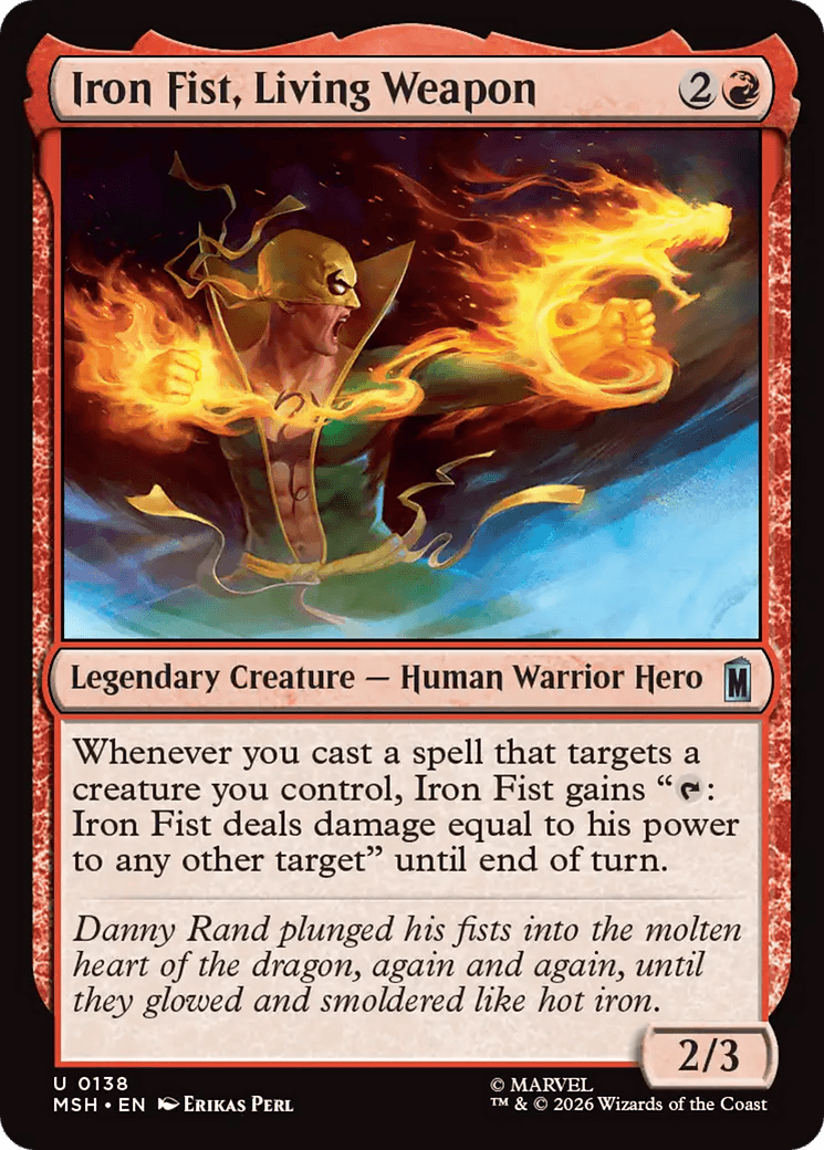 Iron Fist, Living Weapon