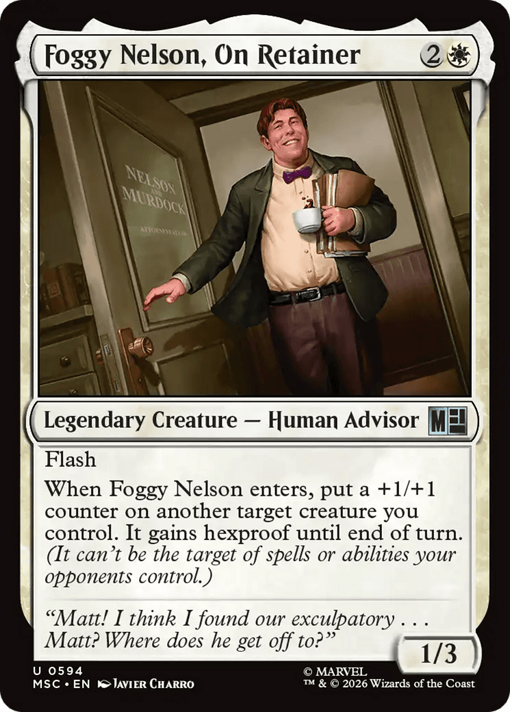 Foggy Nelson, On Retainer