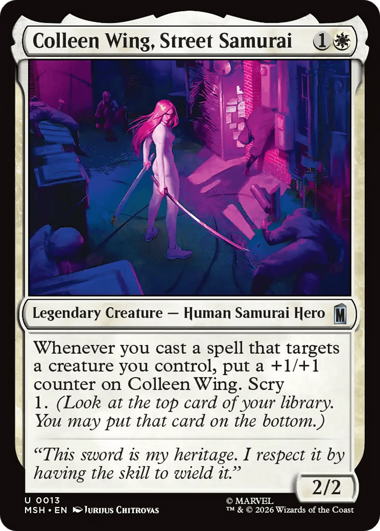 Colleen Wing, Street Samurai
