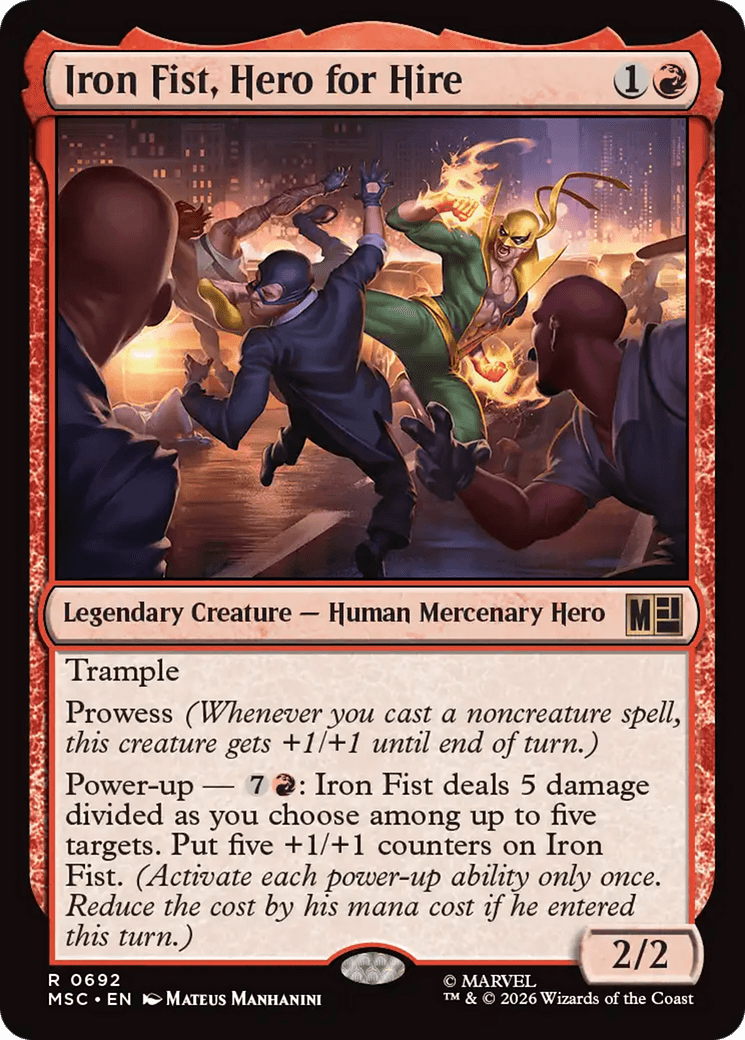 Iron Fist, Hero for Hire