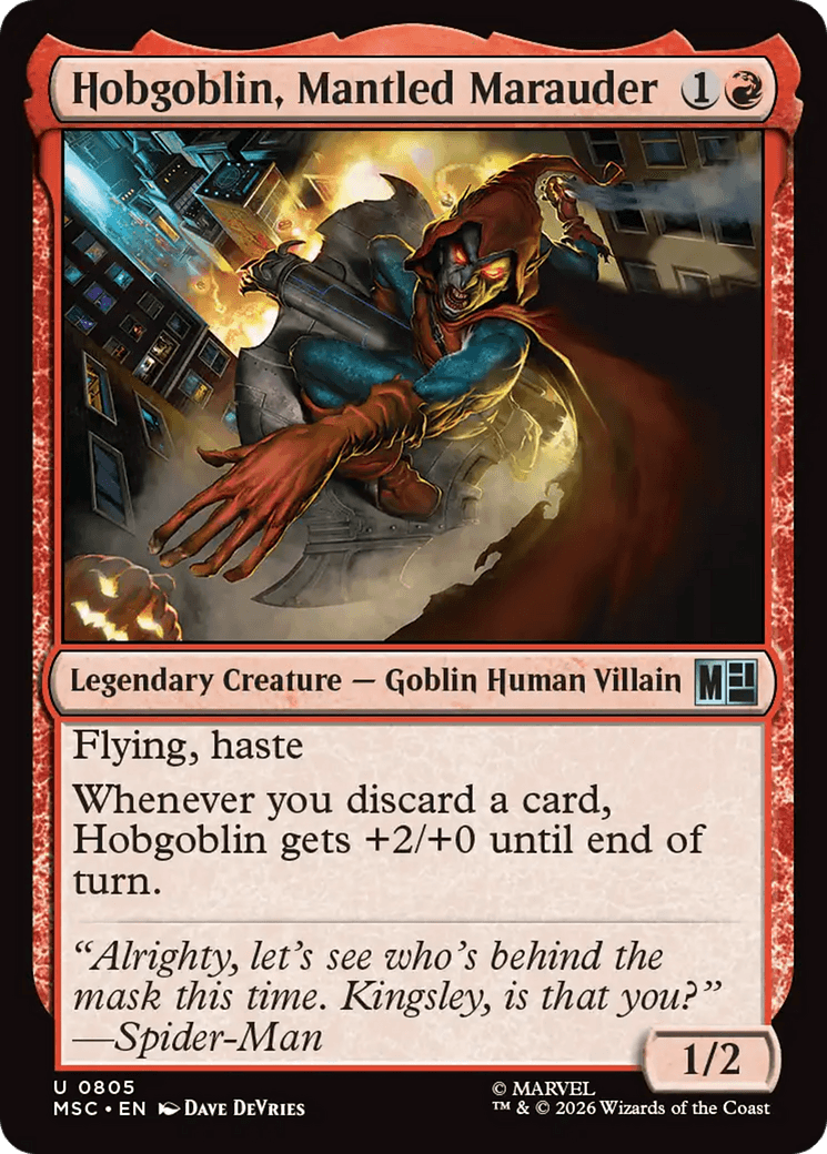 Hobgoblin, Mantled Marauder