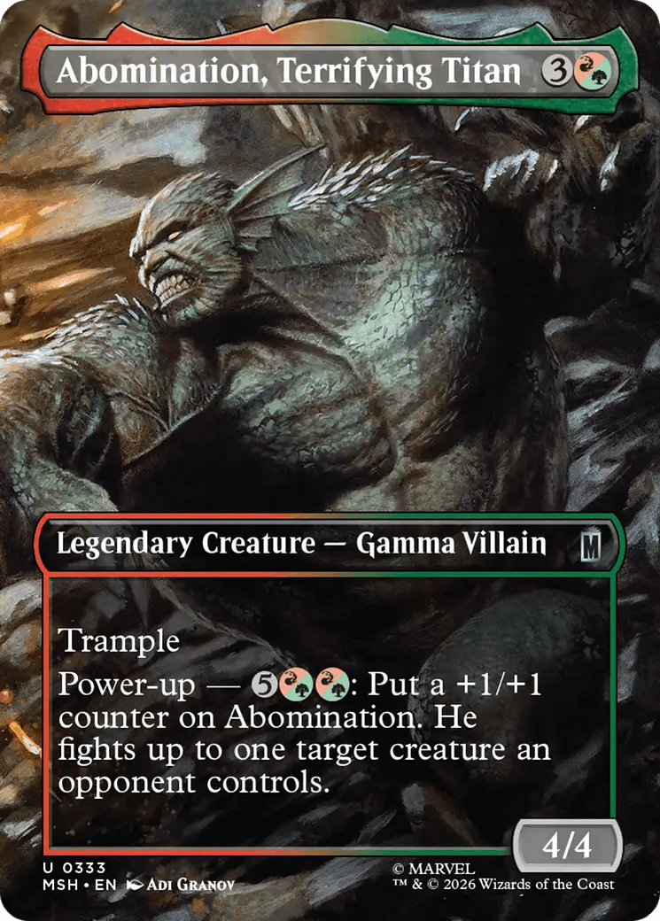Abomination, Terrifying Titan