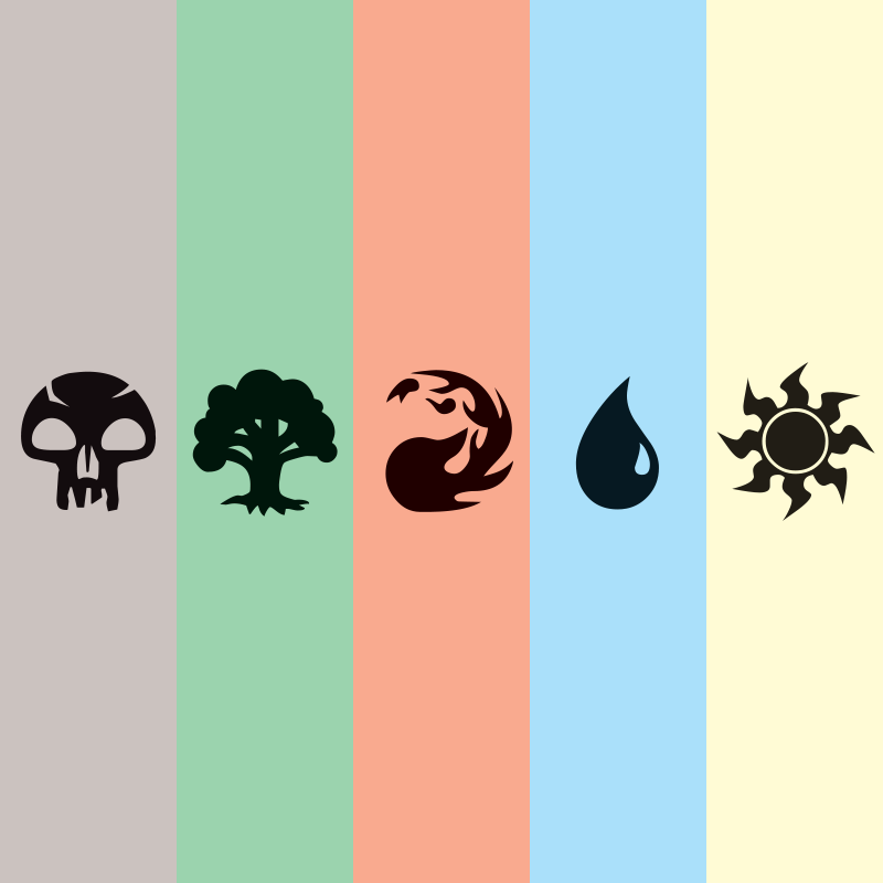 B, G, R, U, W