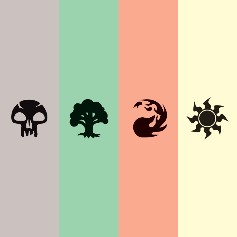 B, G, R, W