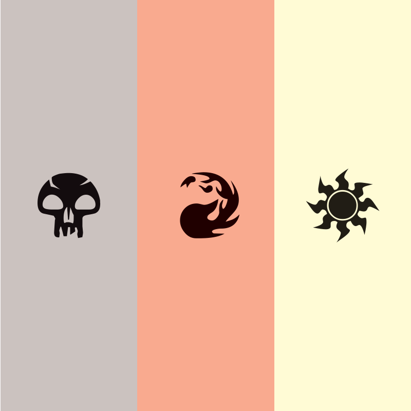 B, R, W
