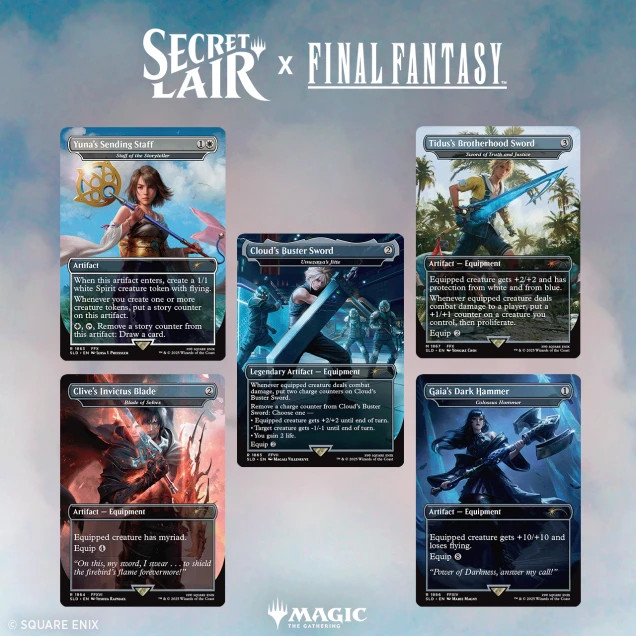 Secret Lair x FINAL FANTASY: Weapons EN