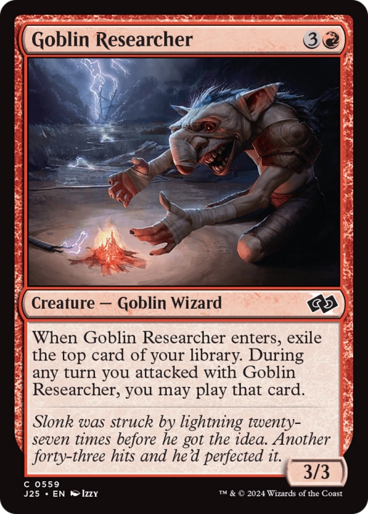 Goblin Researcher in the group Magic the Gathering / Sets / Foundations Jumpstart at Proxyprinters.com (100002)