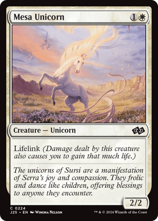 Mesa Unicorn in the group Magic the Gathering / Types / Colors / White at Proxyprinters.com (100028)