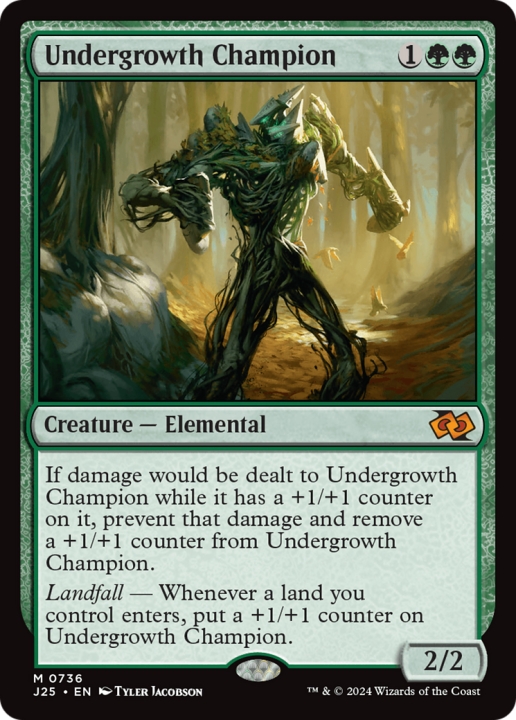 Undergrowth Champion in the group Magic the Gathering / Types / Colors / Green at Proxyprinters.com (100057)