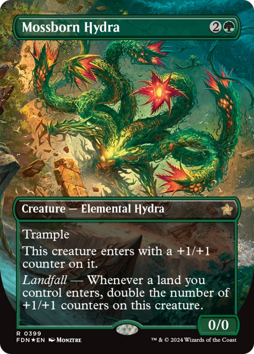 Mossborn Hydra in the group Magic the Gathering / Types / Colors / Green at Proxyprinters.com (100061)