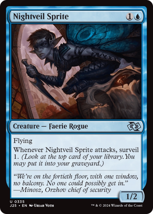 Nightveil Sprite in the group Magic the Gathering / Types / Colors / Blue at Proxyprinters.com (100065)