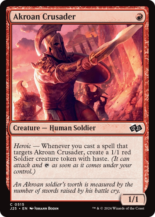 Akroan Crusader in the group Magic the Gathering / Types / Colors / Red at Proxyprinters.com (100083)