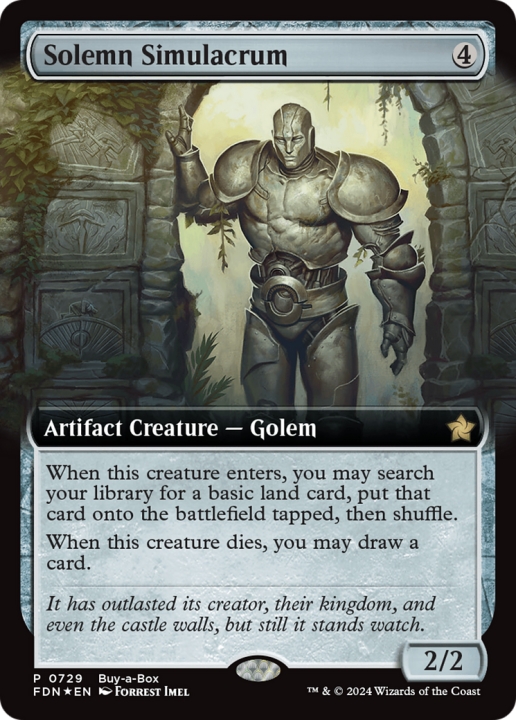 Solemn Simulacrum in the group Magic the Gathering / Types / Colors / Colorless at Proxyprinters.com (100084)