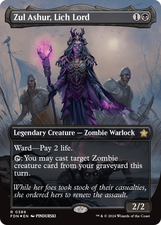 Zul Ashur, Lich Lord in the group Magic the Gathering / Types / Colors / Black at Proxyprinters.com (100085)