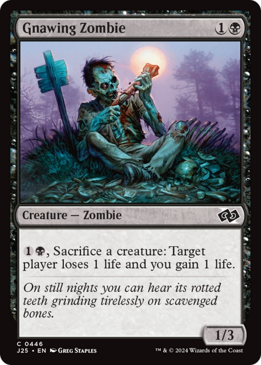 Gnawing Zombie in the group Magic the Gathering / Types / Colors / Black at Proxyprinters.com (100087)