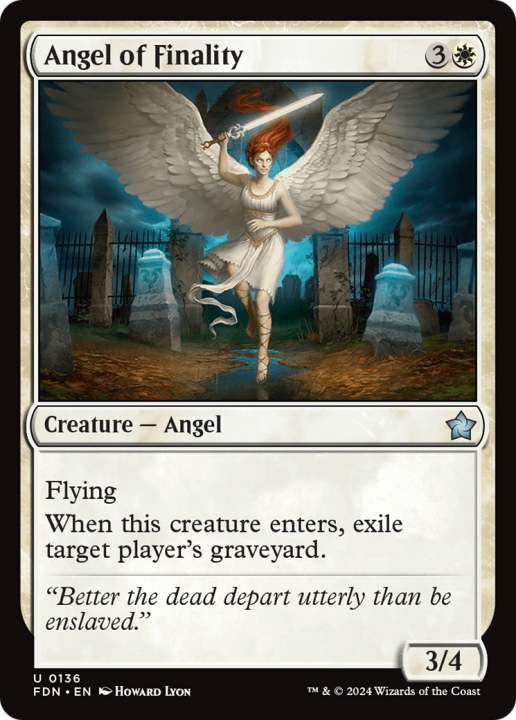 Angel of Finality in the group Magic the Gathering / Sets / Foundations at Proxyprinters.com (100098)