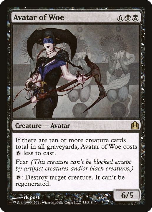 Avatar of Woe in the group Magic the Gathering / Types / Colors / Black at Proxyprinters.com (10013)