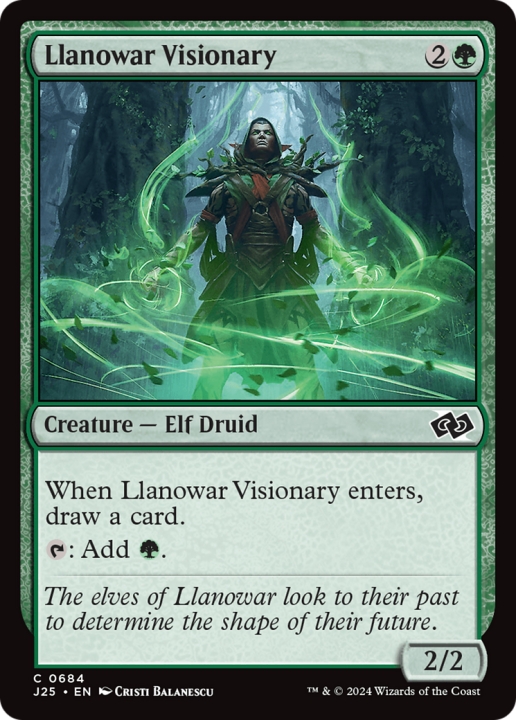 Llanowar Visionary in the group Magic the Gathering / Types / Colors / Green at Proxyprinters.com (100135)