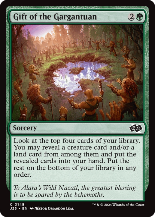 Gift of the Gargantuan in the group Magic the Gathering / Types / Colors / Green at Proxyprinters.com (100139)