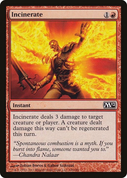 Incinerate in the group Magic the Gathering / Types / Colors / Red at Proxyprinters.com (10016)